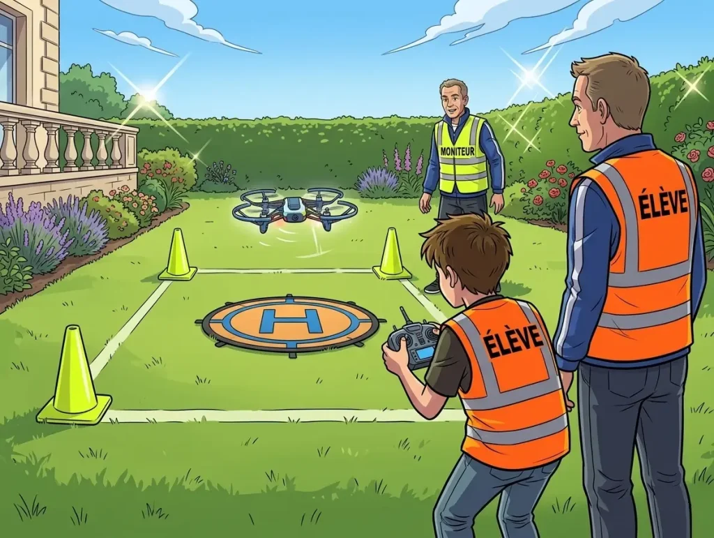 Animation drone initiation au pilotage pour enfant et adulte en Pays de la Loire